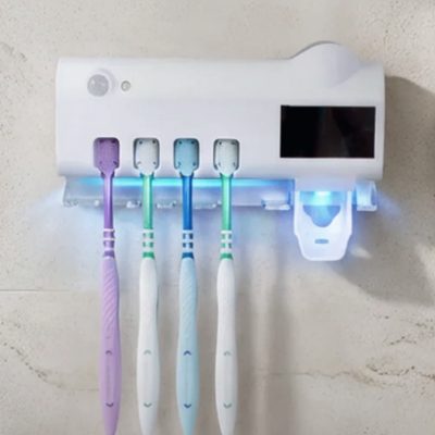 Esterilização UV 360° do suporte Casa Vibe Decor